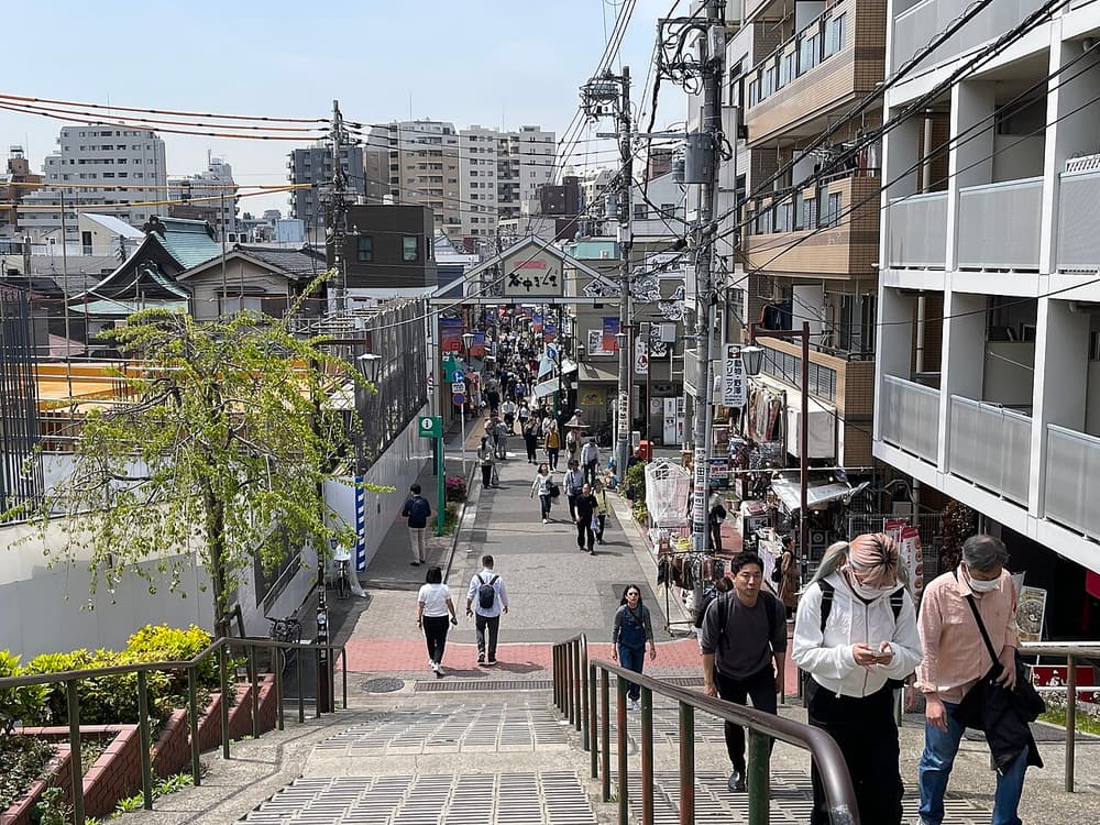 Yanaka Ginza entrance