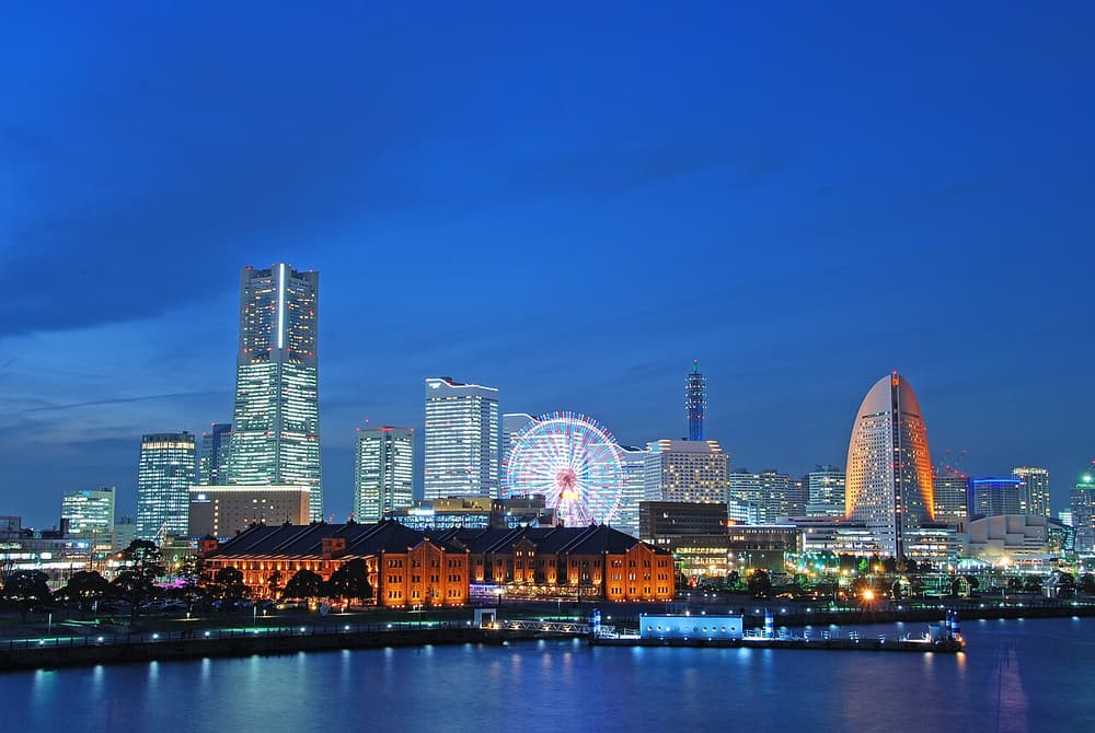 Minato Mirai In Blue
